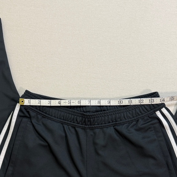 Adidas Black Joggers with White Stripes - Picture 4 of 9